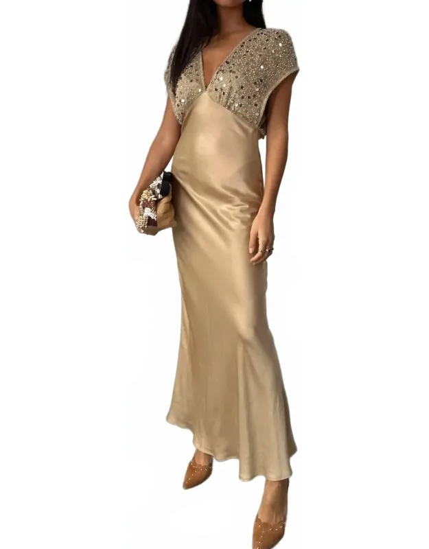 Sequin Maxi Dress