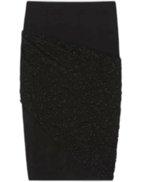 Skirt High-waisted Floral Pattern