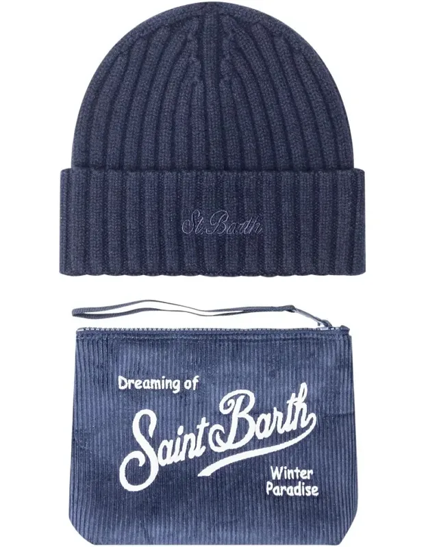 Christmas Box Beanie And Clutch Bag