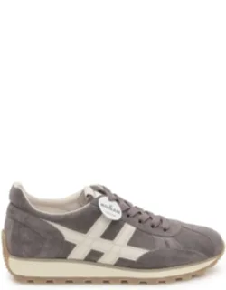 H671 Sneakers With Mesh Design And Suede Leather Trim
