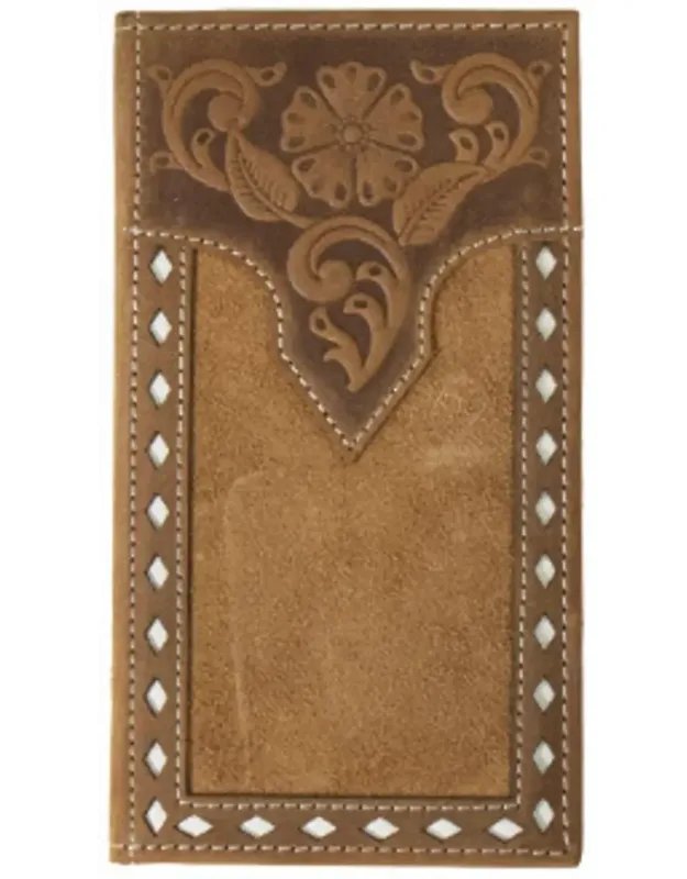 Buck Laced Leather Wallet