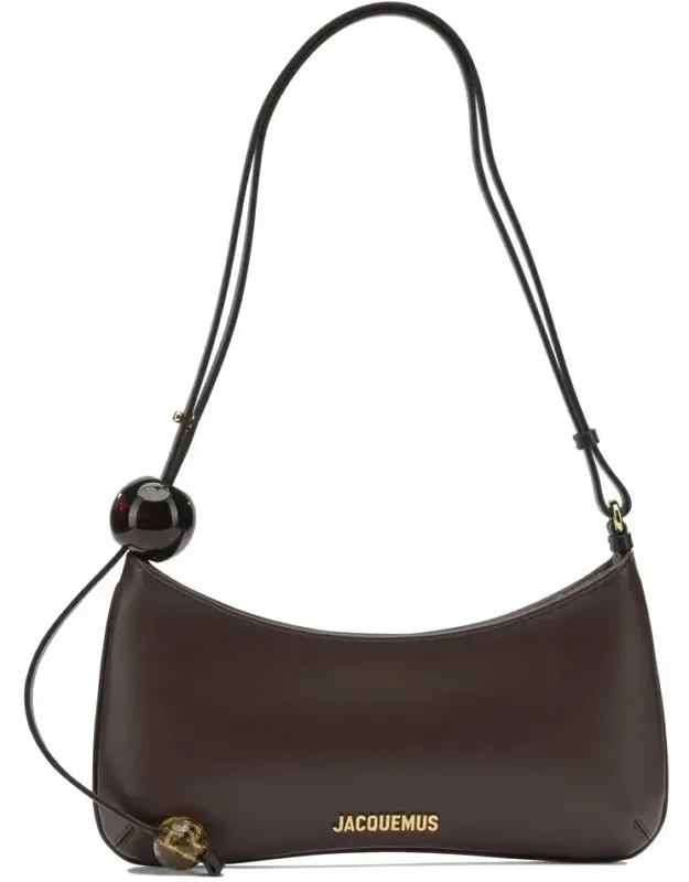 "le Bisou Perle" Small Shoulder Bag With Adjustable Strap And Pearl Detail