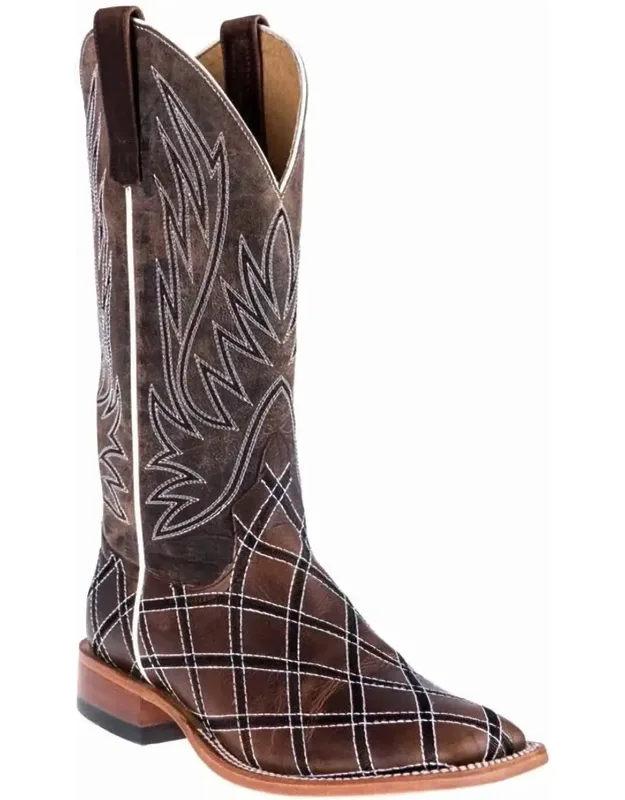 Moka Mad Dog Bone Leather Western Boots
