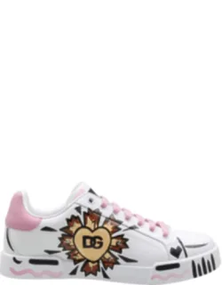 Hand-painted Nappa Calfskin Sneakers