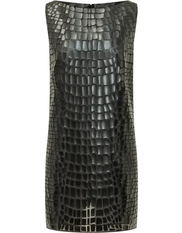 Uptown Croco Dress
