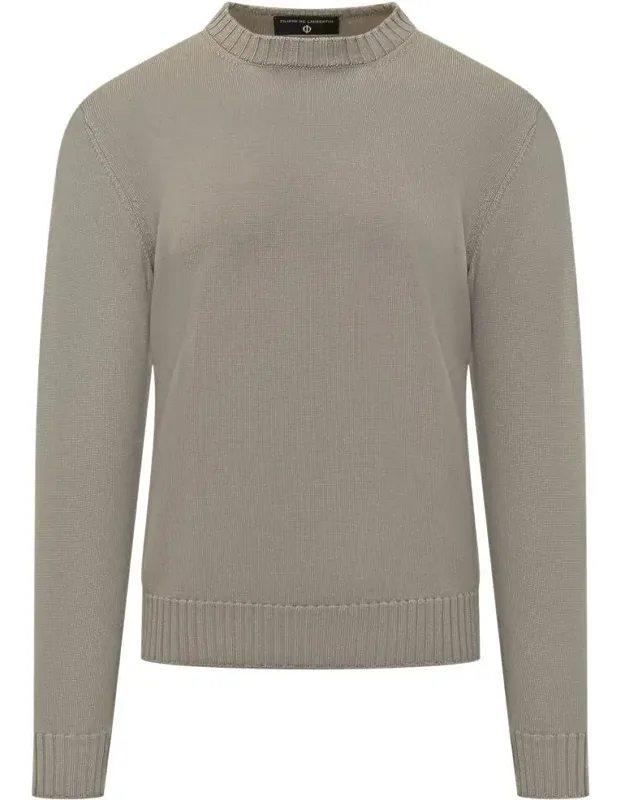 Merino Wool Crew Neck Sweater