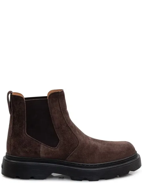 Suede Leather Chelsea Boots