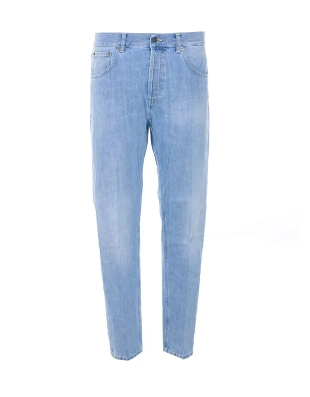 Jeans With Buttons Closure And 5 Pockets