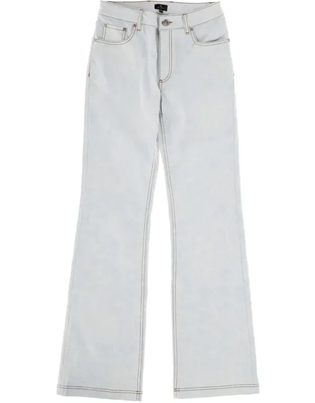 Jeans With Paisley Pattern