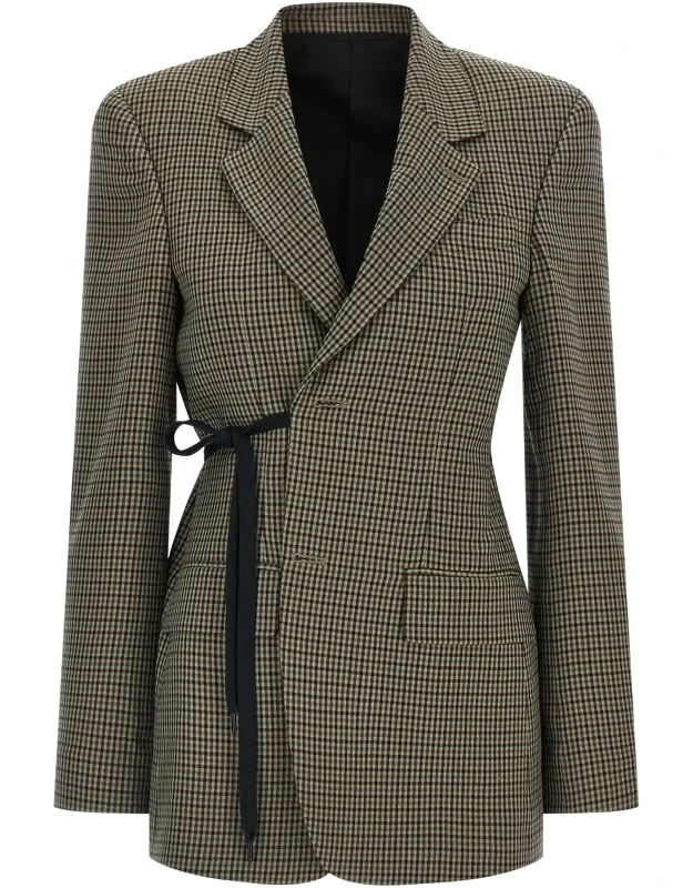 Wrap Tailored Blazer