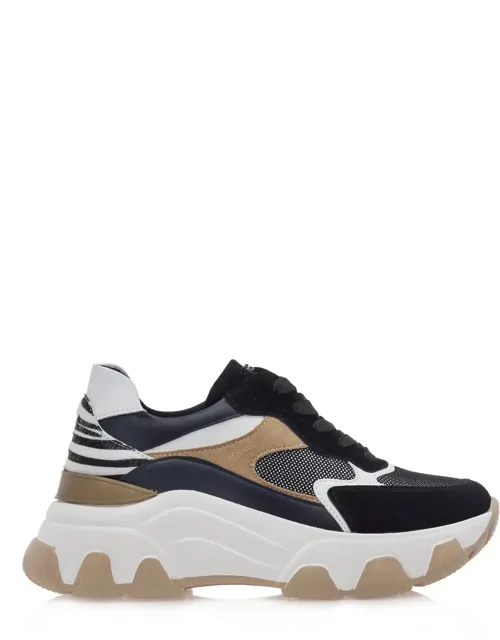 Platform Print Sneakers