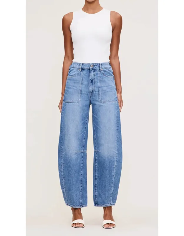 Miro High Rise Barrel Jeans