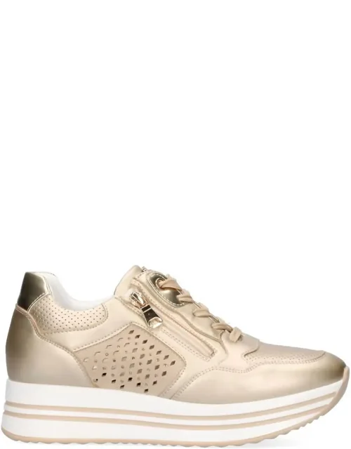Perforated Low Top Sneakers