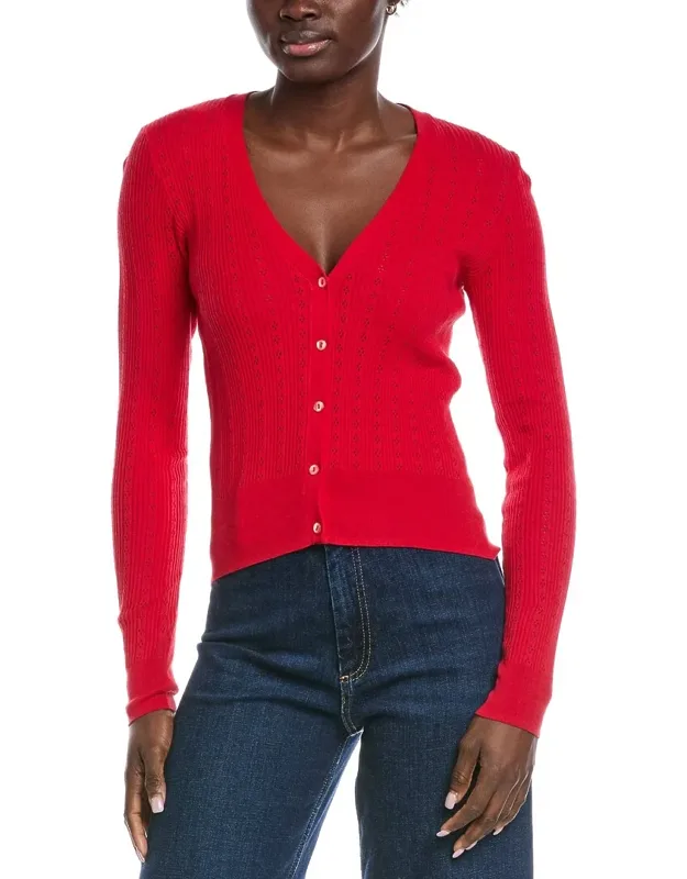 Pointelle Cardigan