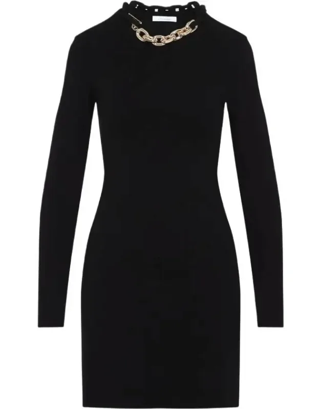Knitted Long-sleeve Dress