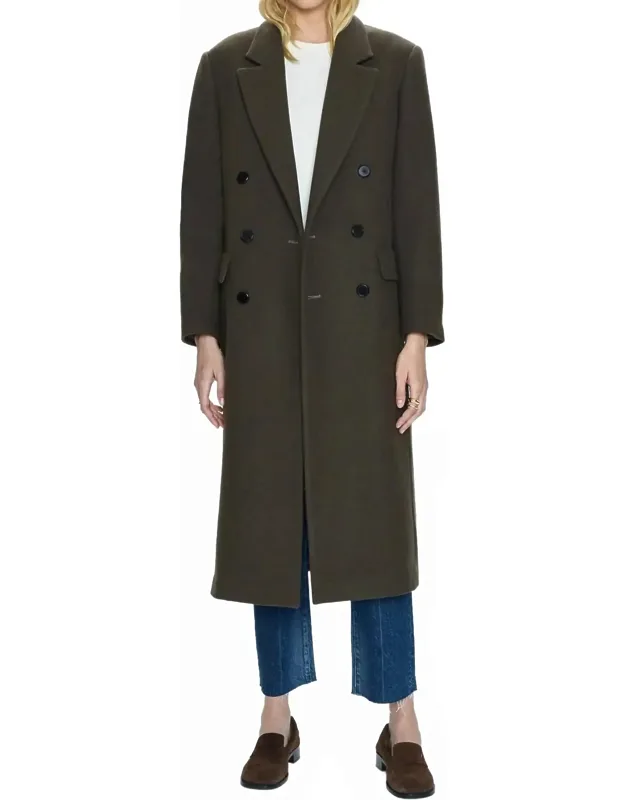 Double Breasted Wool Coat
