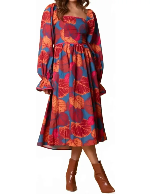 Hello Fall Vibes Midi Dress