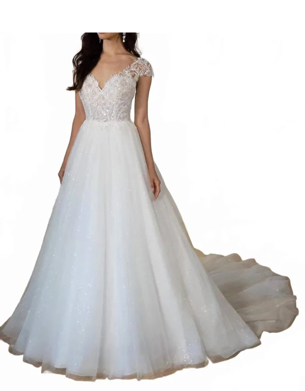 Sparkling Lace Princess Ballgown
