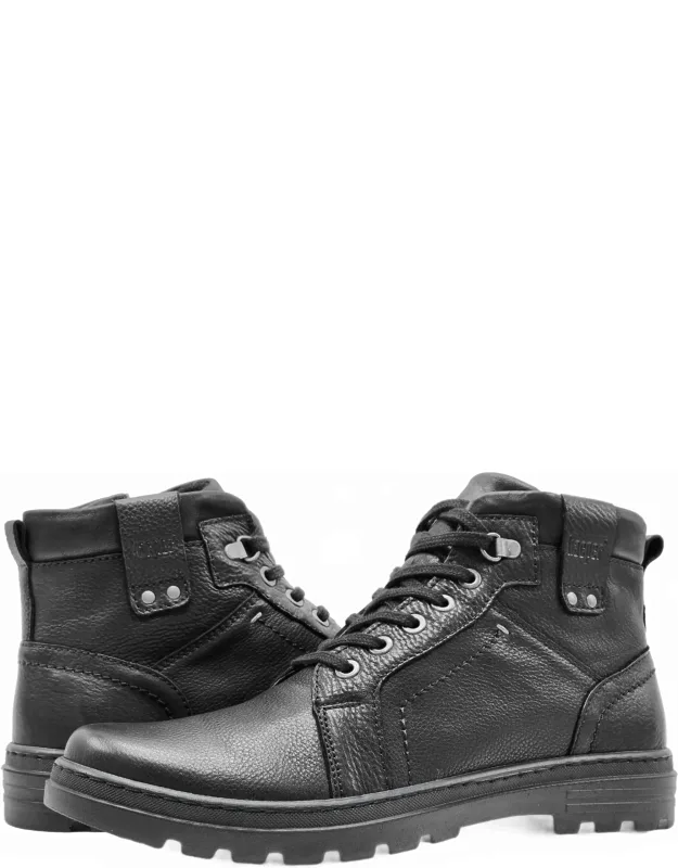 Utility Wool-lined Leather Boots