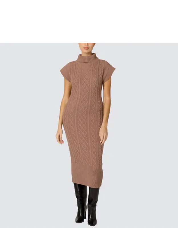 Shana Midi Dress With Slides Or Mules