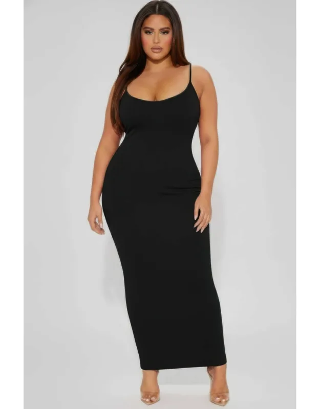 Ribbed Mermaid Hem Cami Dress