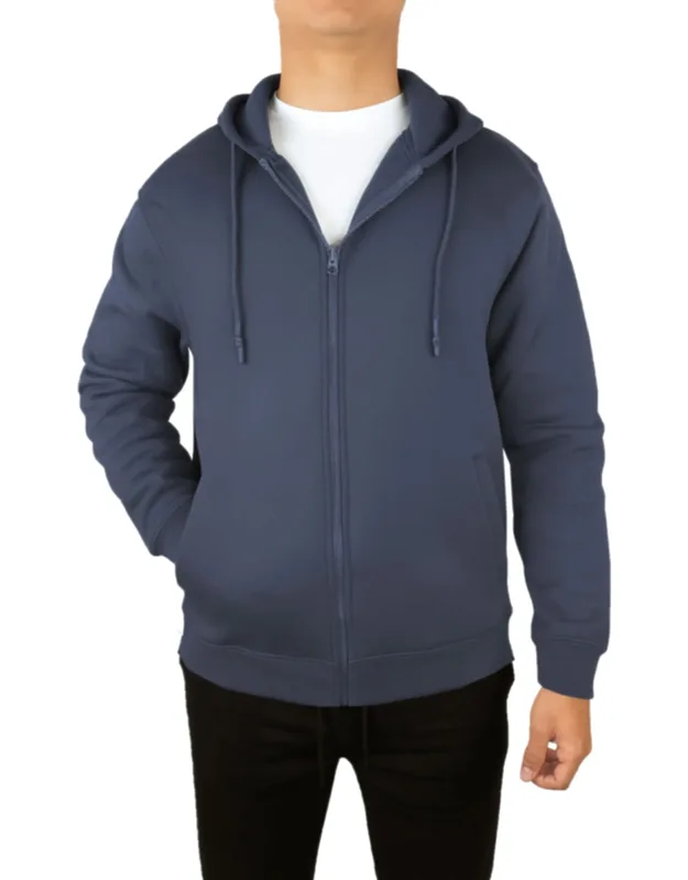 Fleece Line Full Zip-up Hoodie Sweatshirt