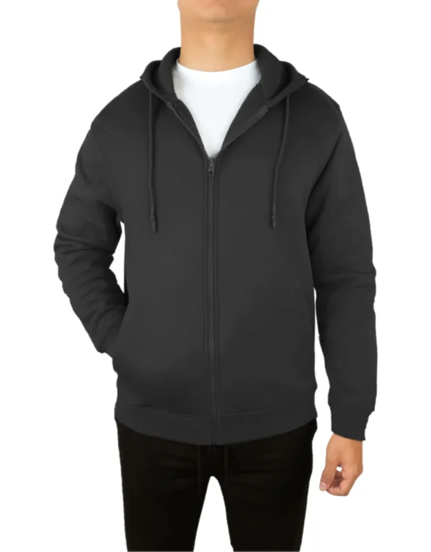 Fleece Line Full Zip-up Hoodie Sweatshirt