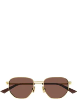 Sunglasses Gold Geometric