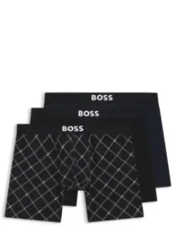 Three-pack Of Stretch-cotton Boxer Briefs