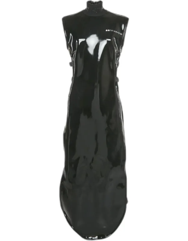 Latex High Gloss Cut Out Dress