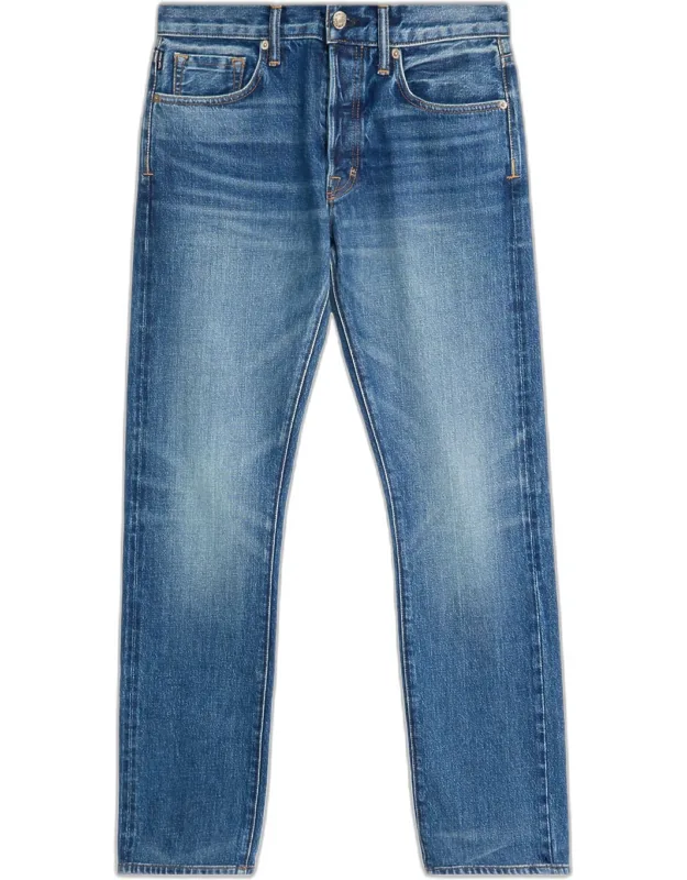 Straight-fit Selvedge Denim Jeans