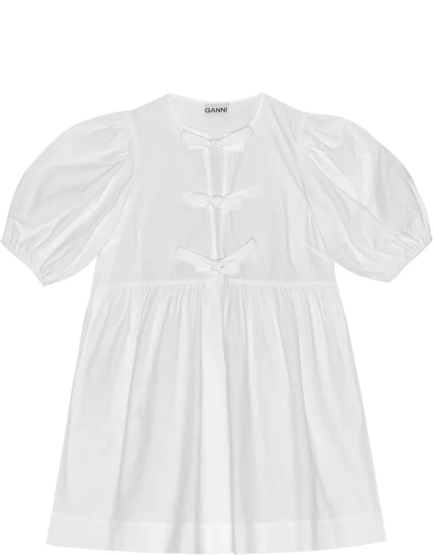 Poplin Mini Dress