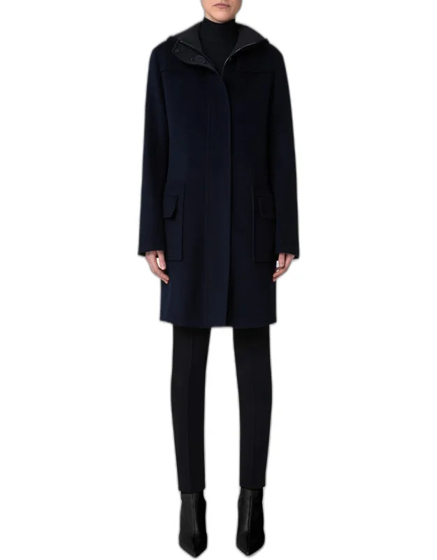 Reversible Hooded Coat