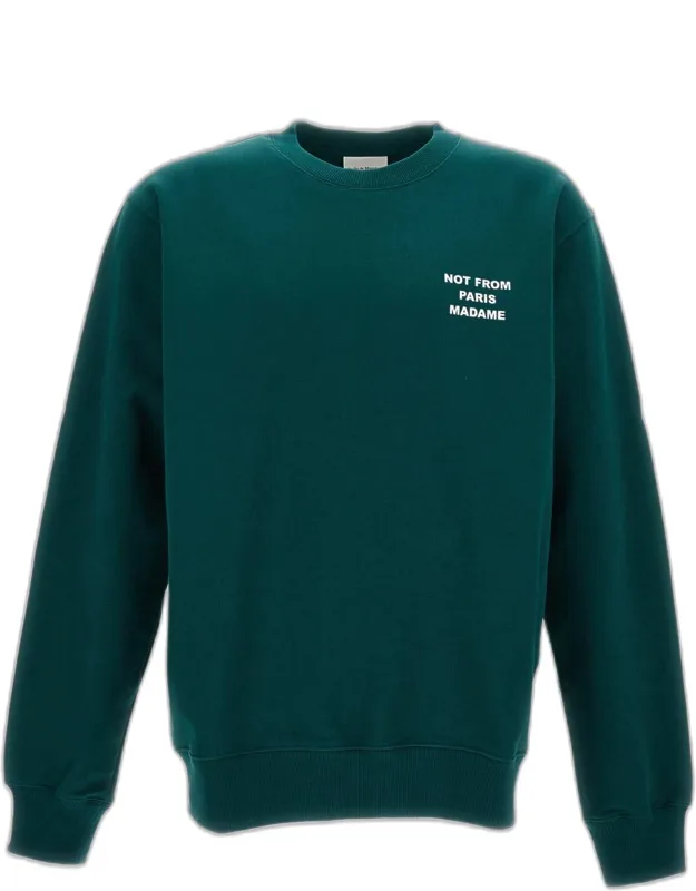Slogan Crewneck Sweatshirt
