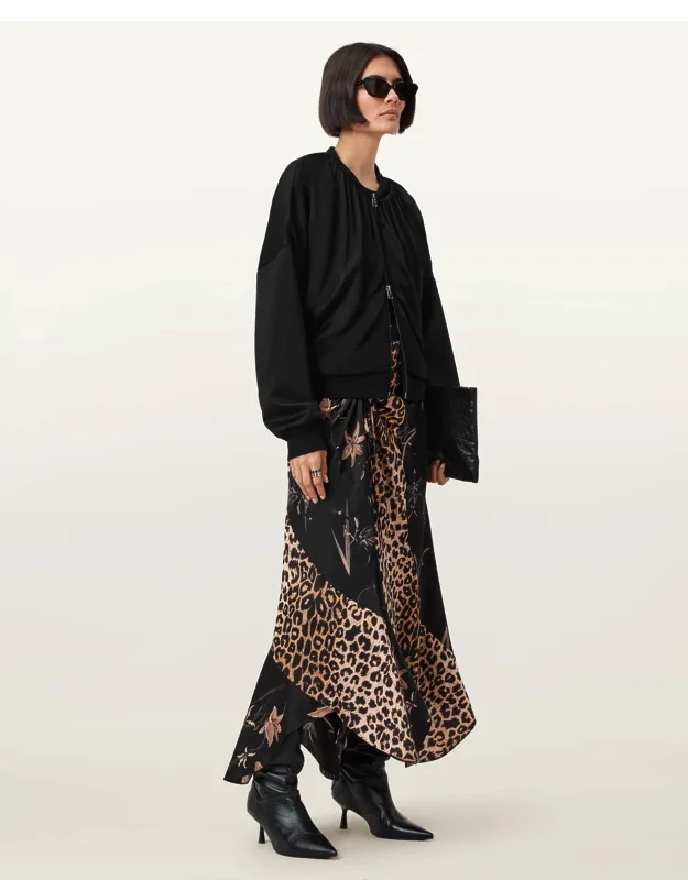 Printed Maxi Skirt
