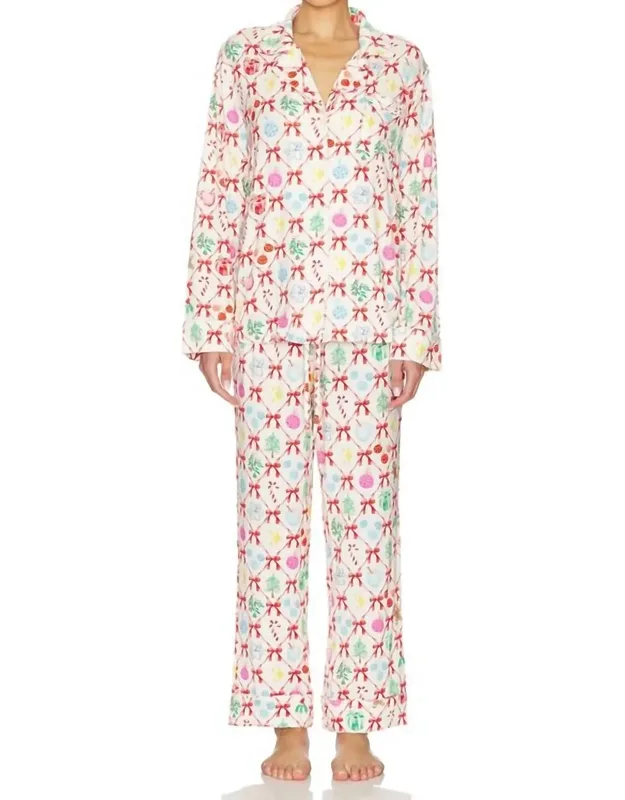 Classic Winter Wonderland Jersey Pajama Set