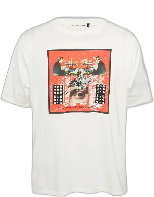 Graphic Print Cotton Crew Neck T-shirt