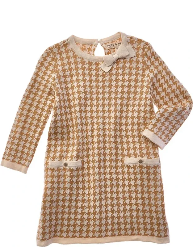 Houndstooth Sweaterdress