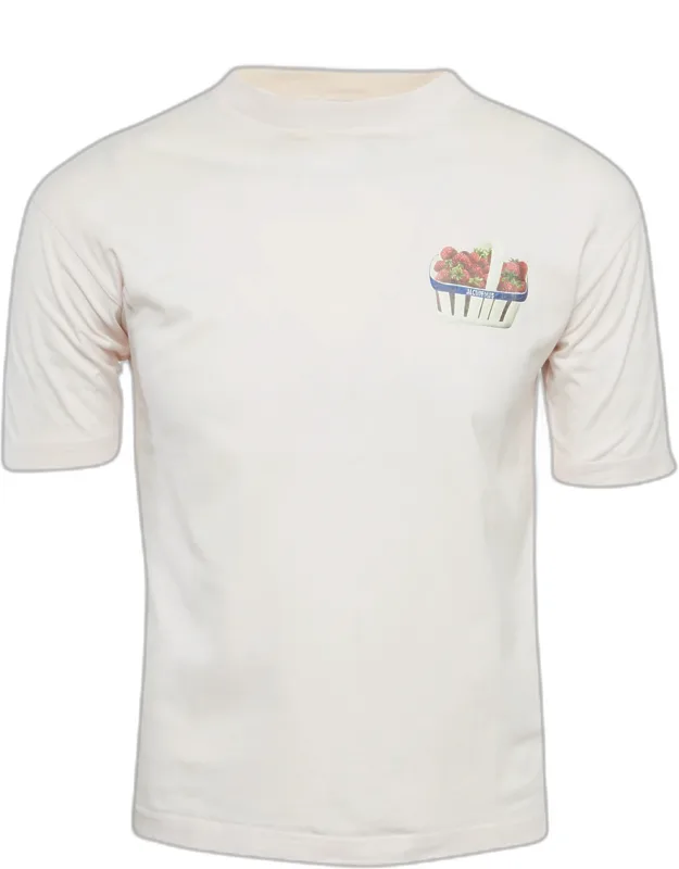 Floral Print Jersey Crewneck T-shirt