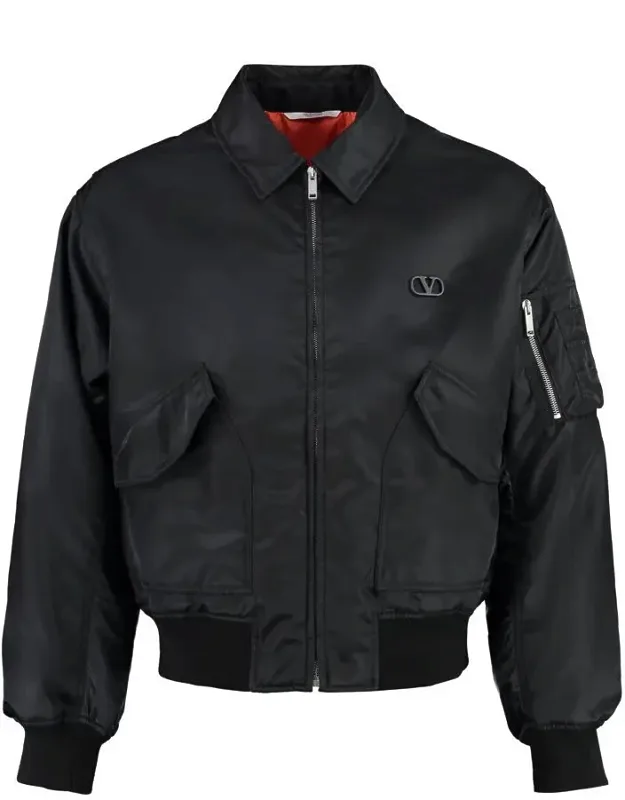 Nylon Bomber Jacket