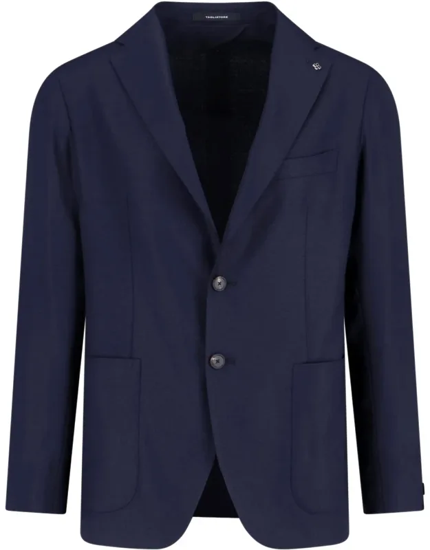 Single-breasted Virgin Wool Blazer