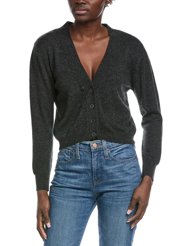 Boxy Wool & Cashmere-blend Cardigan