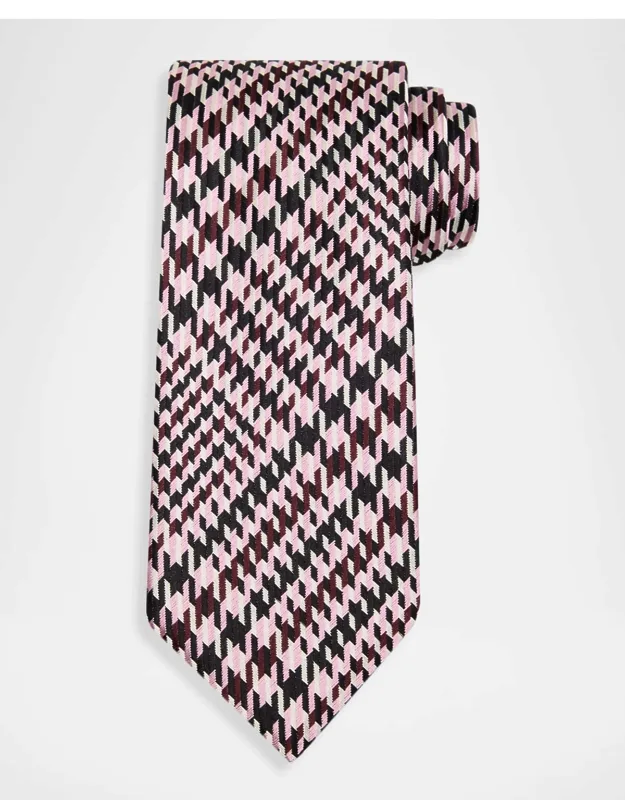 Exploded Prince Of Wales Check Silk Tie