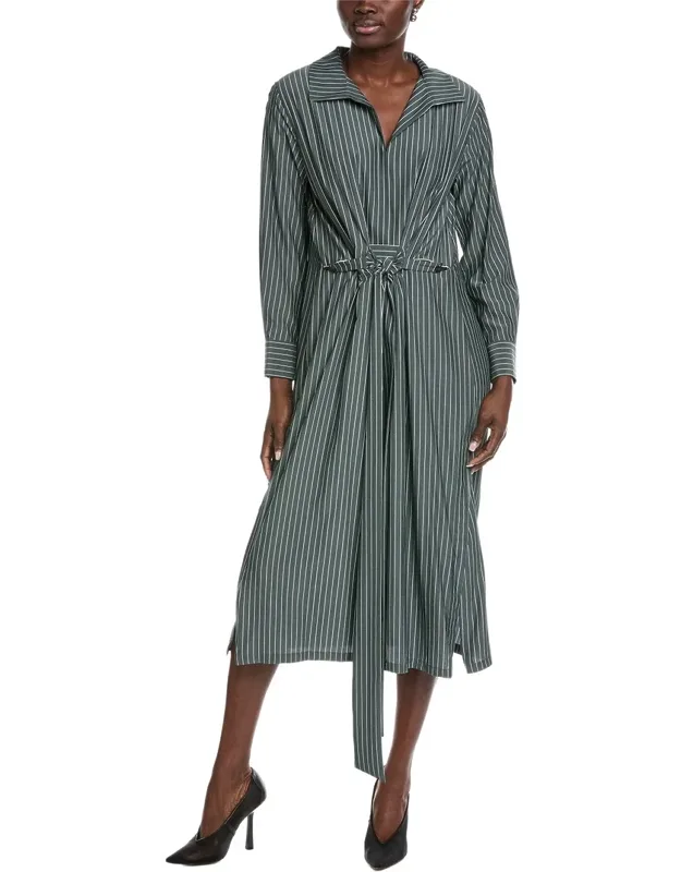 Silk Midi Dress