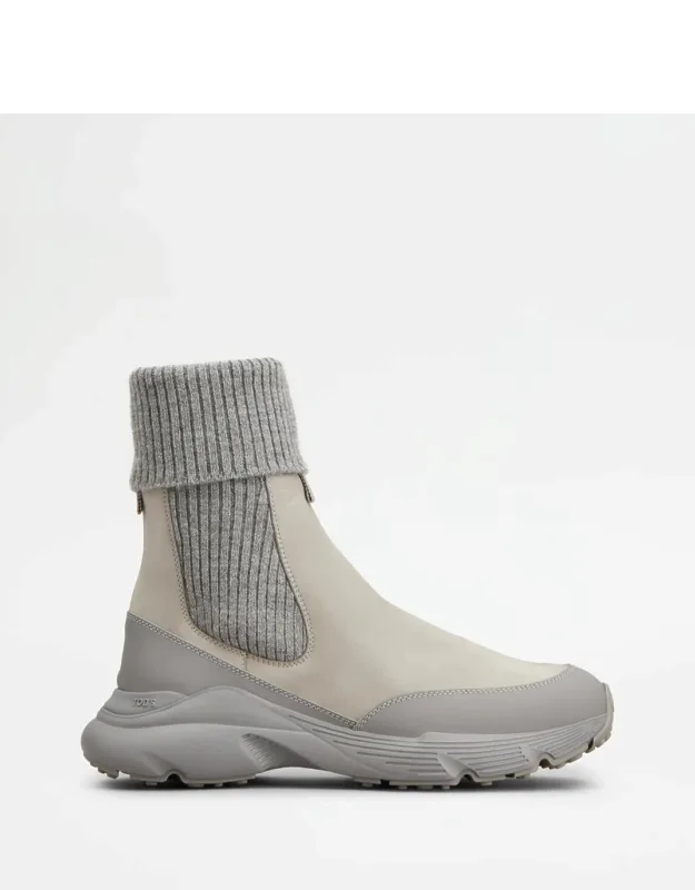 Nabuck Leather Chelsea Ankle Boots