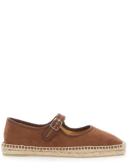 Padua Ballet Shoes With Square Toe And Strap Closure