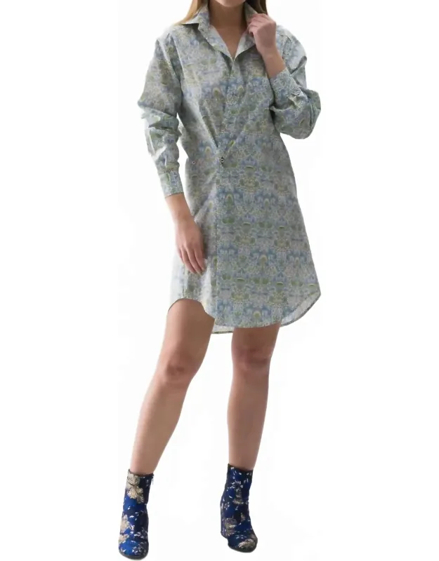 Liberty Of London Mini Dress In Lodden Floral