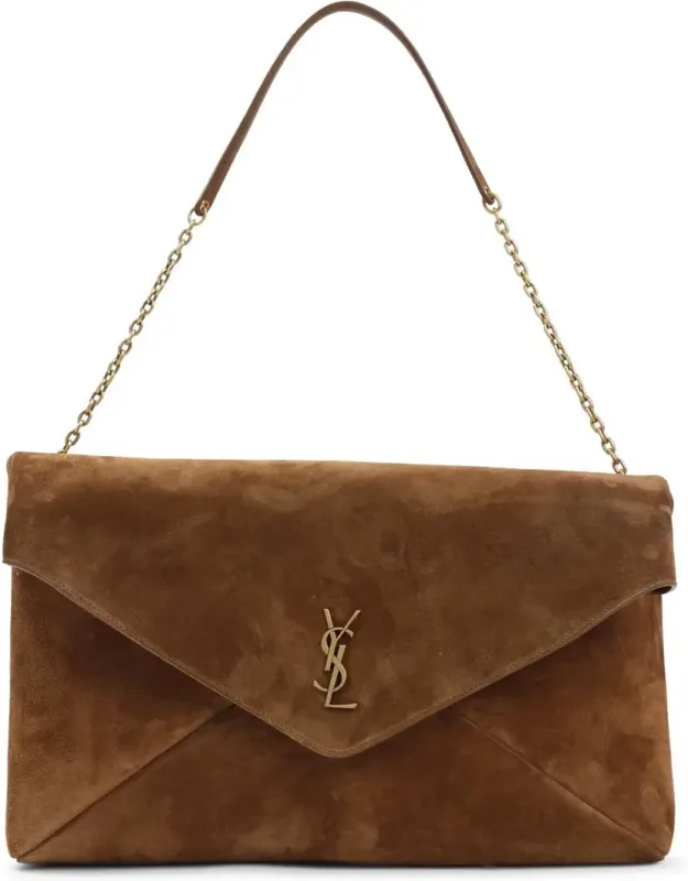Shoulder Bag Xxl Envelope Bag Crafted From Suede