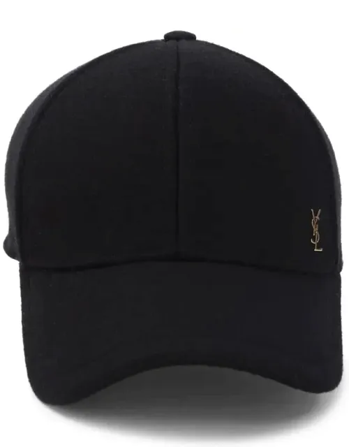 Hat With Gold-toned Cassandre Logo And Adjustable Strap
