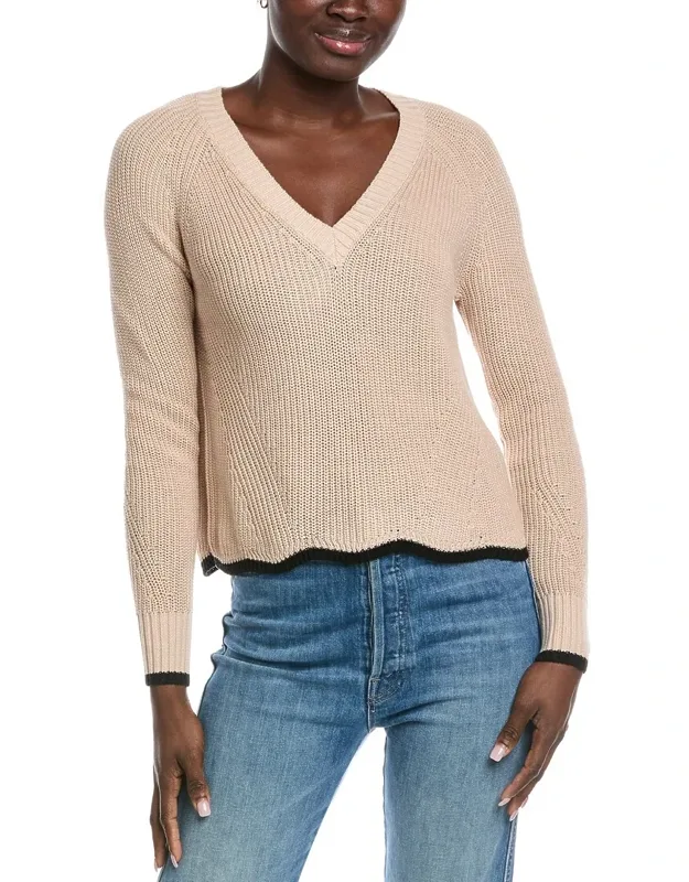 Scallop Shaker Sweater